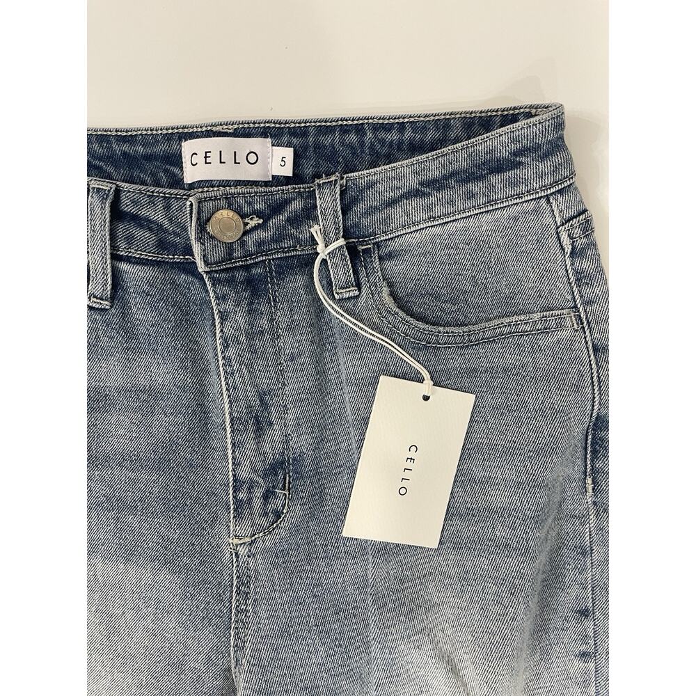Cello Jeans High-Rise Straight Jeans 5 NWT